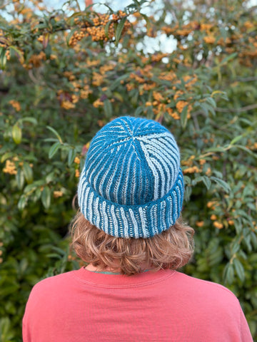 Lily Kate Axis Worsted - Starkie beanie - Black Sheep Wools