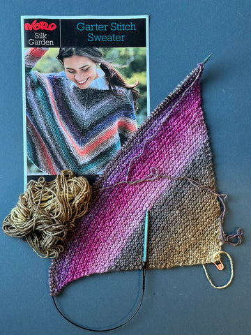 Noro Silk Garden - Garter Stitch Sweater