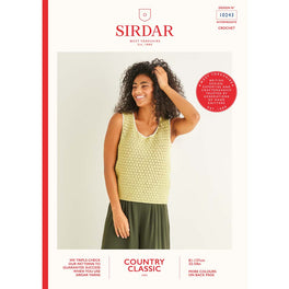 Vest in Sirdar Country Classic 4ply - Digital Version 10243