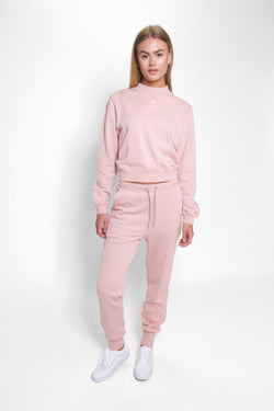 pastel pink sweatpants