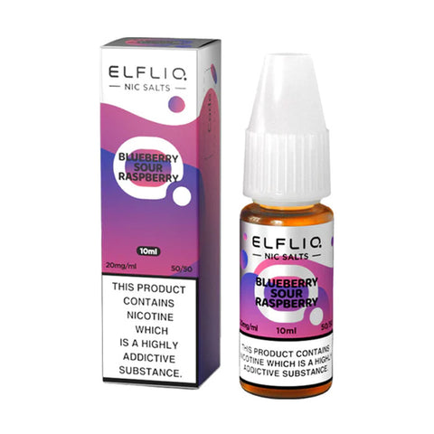 Blueberry Sour Raspberry Elfliq Bottle and Box