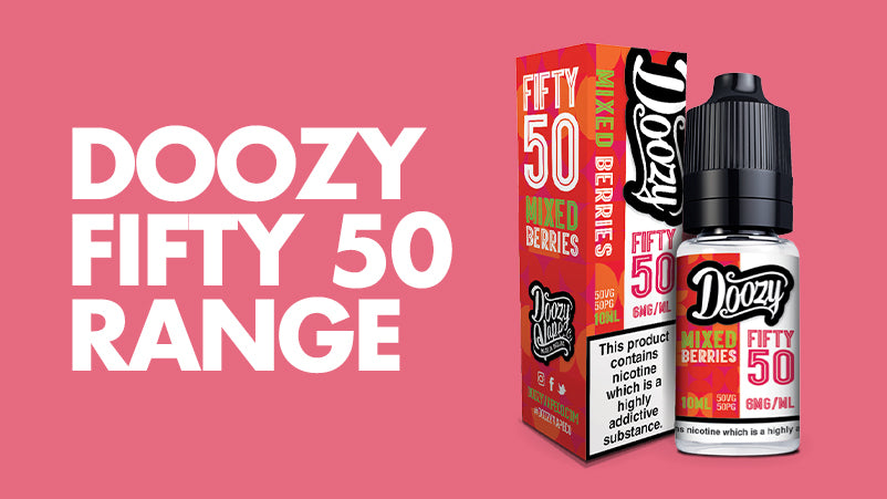 Doozy Vape Fifty 50 Ranges