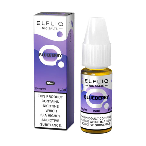 Elfliq Blueberry bottle and box