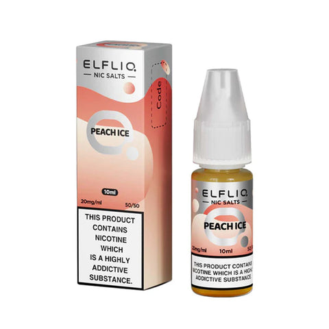 Elfliq Peach Ice bottle and box