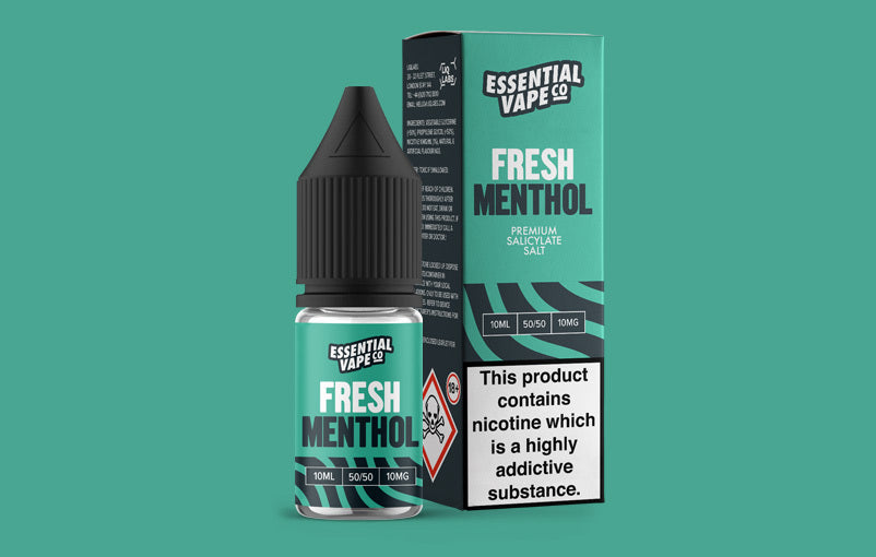 Essential Vape Co Fresh Menthol 10 ml Salt Nicotine e-liquid