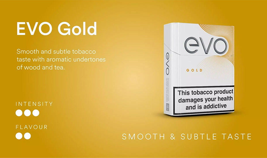 Gold Ploom EVO Tobacco Sticks Main Banner