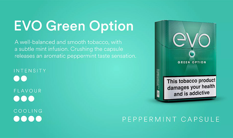 Green Option Ploom EVO Tobacco Sticks Main Banner