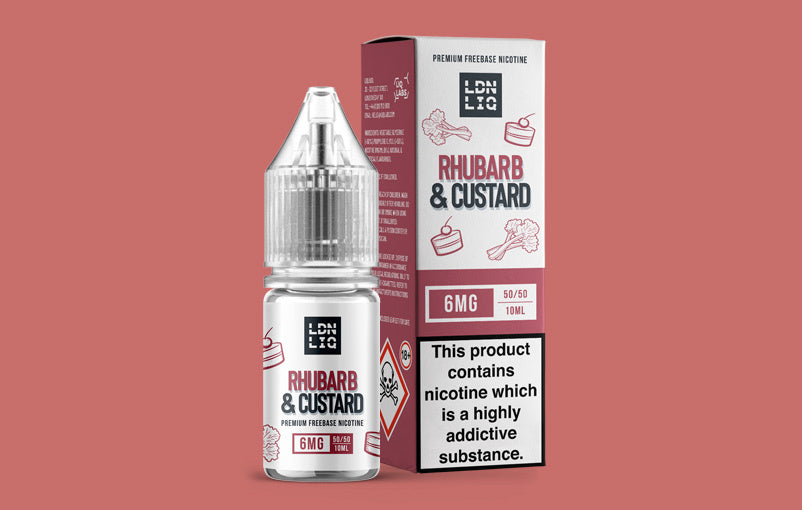 LDN LIQ 10 ml Range - Rhubarb & Custard