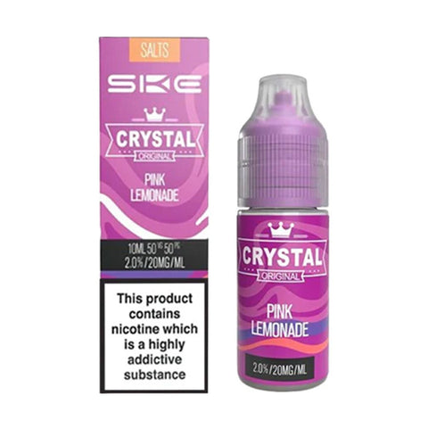 Pink Lemonade SKE Crystal Nic Salt  Bottle and Box