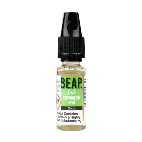 Strawberry Kiwi Nic Salt by Bear  Bottle and Box