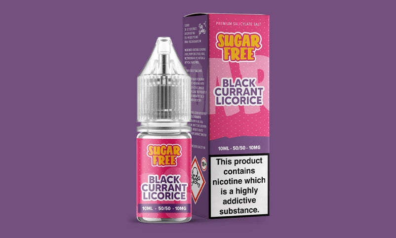 Sugar Free - Blackcurrant Licorice Nicotine Salts E-Liquid