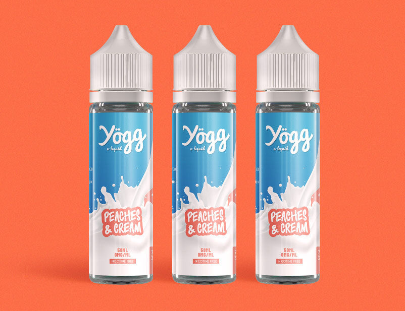 Yogg Peaches & Cream 50ml Short Fill E-Liquid