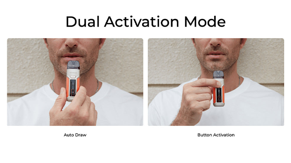 Banner showing Luxe X Pro button activation