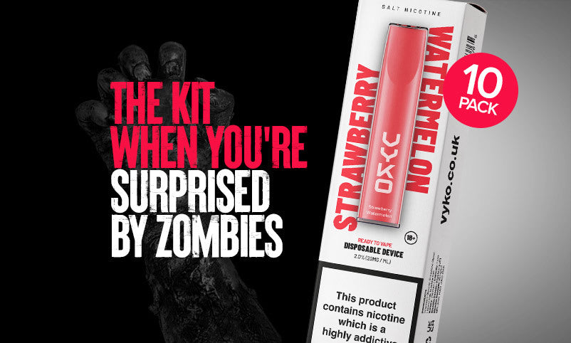 Prepare for a Zombie Apocalypse with our Vaping Survival Kit vyko