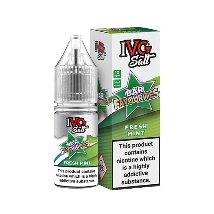 IVG Bar Favourites Fresh Mint 10ml Nic Salt E-Liquid | UK ECIG STORE