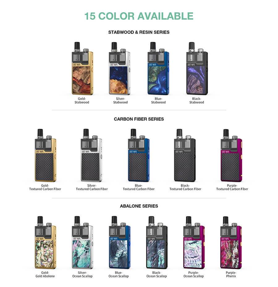 Lost Vape Orion Plus DNA Pod Kit Available Colours