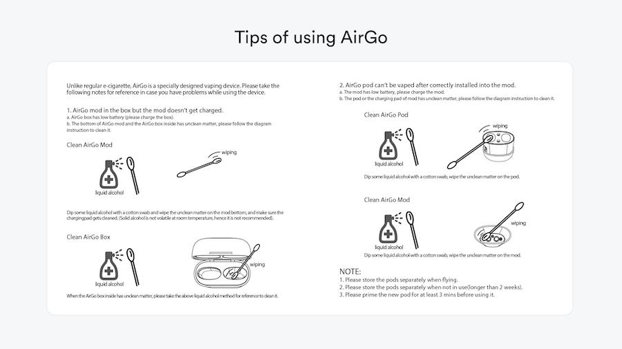 Vaptio Airgo Pod Kit | How to Use