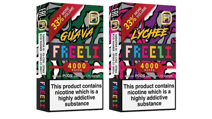 Freezi NanoStix Pods in Guava and Lychee