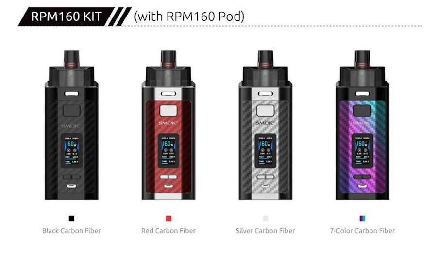 Smok RPM160 Pod System Vape Kit | Colour Options