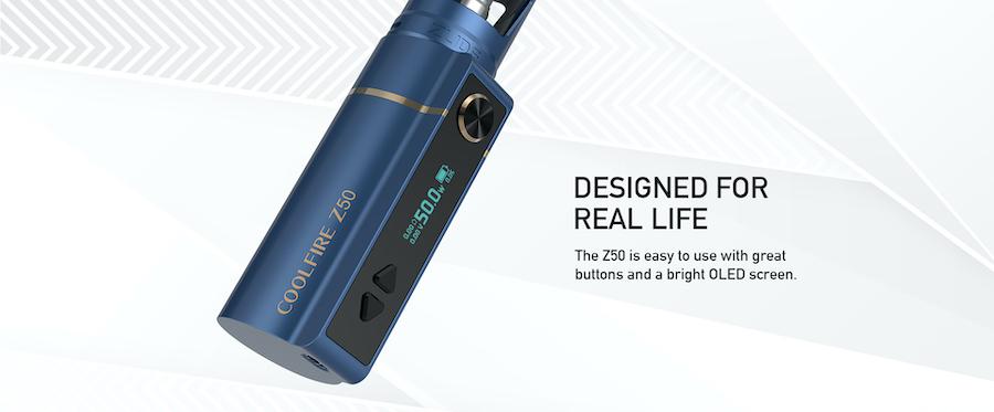 Innokin Coolfire Z50 Kit | Screen View