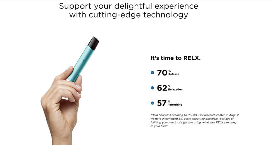 Relx offers to help crave your nicotine cravings