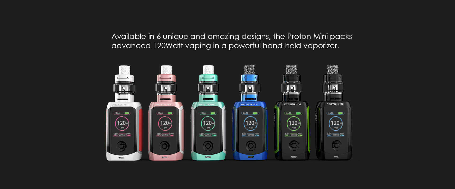 Proton Mini Ajax Kit is available in 6 stunning colour options.