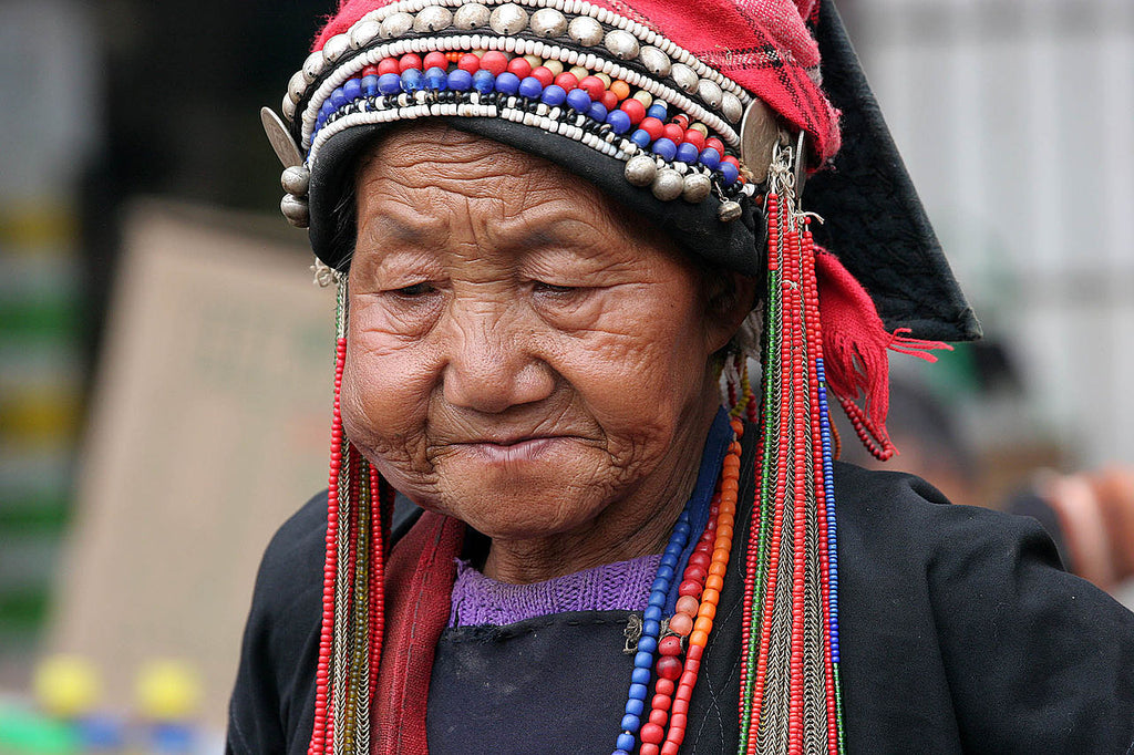 An Akha Woman in Xishuangbanna.