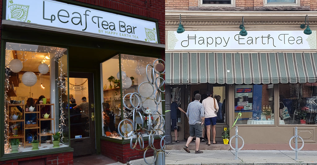 Leaf Tea Bar is now Happy Earth Tea 