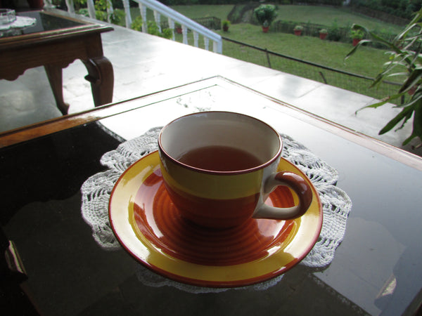 a cup of Darjeeling tea