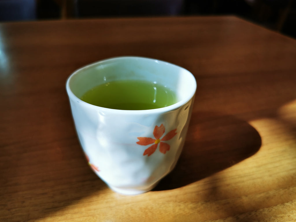 ic: A cup of Sencha, Japanese green tea.
