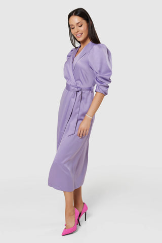 purple occasion wear dress