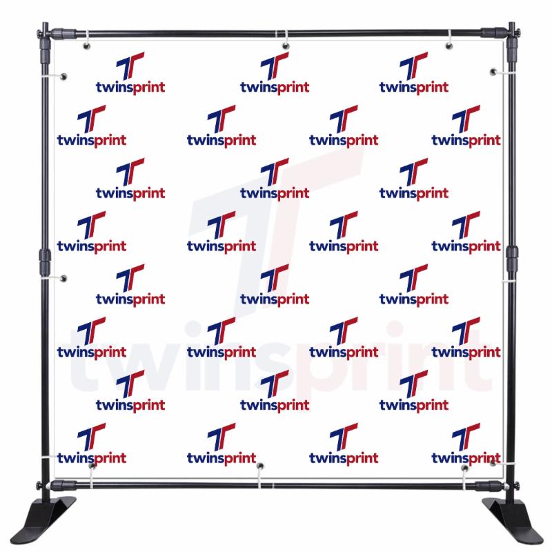 Fabric Step and Repeat Banner– Twins Print