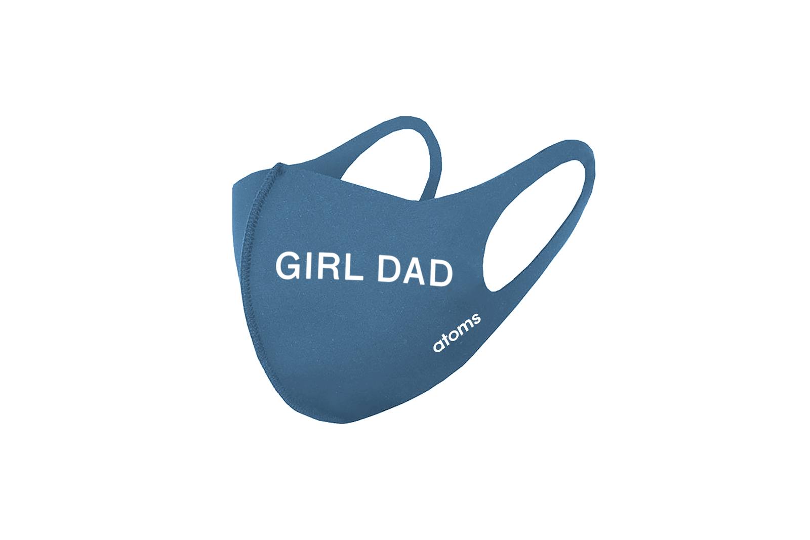 atoms everyday mask reusable comfortable face mask atoms com atoms everyday mask small girl dad ocean blue