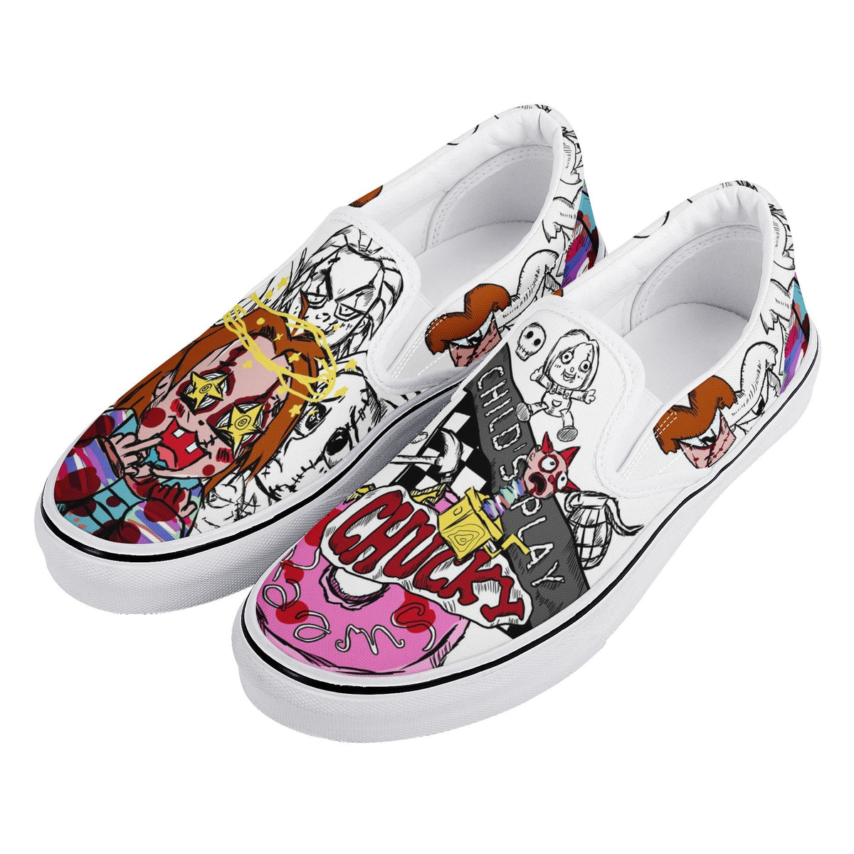 Shop Chucky Custom Slip On Shoes - noxfan