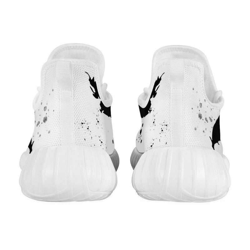 Batman Custom Yeezy Mesh Knit Sneaker - White | NOXFAN - noxfan