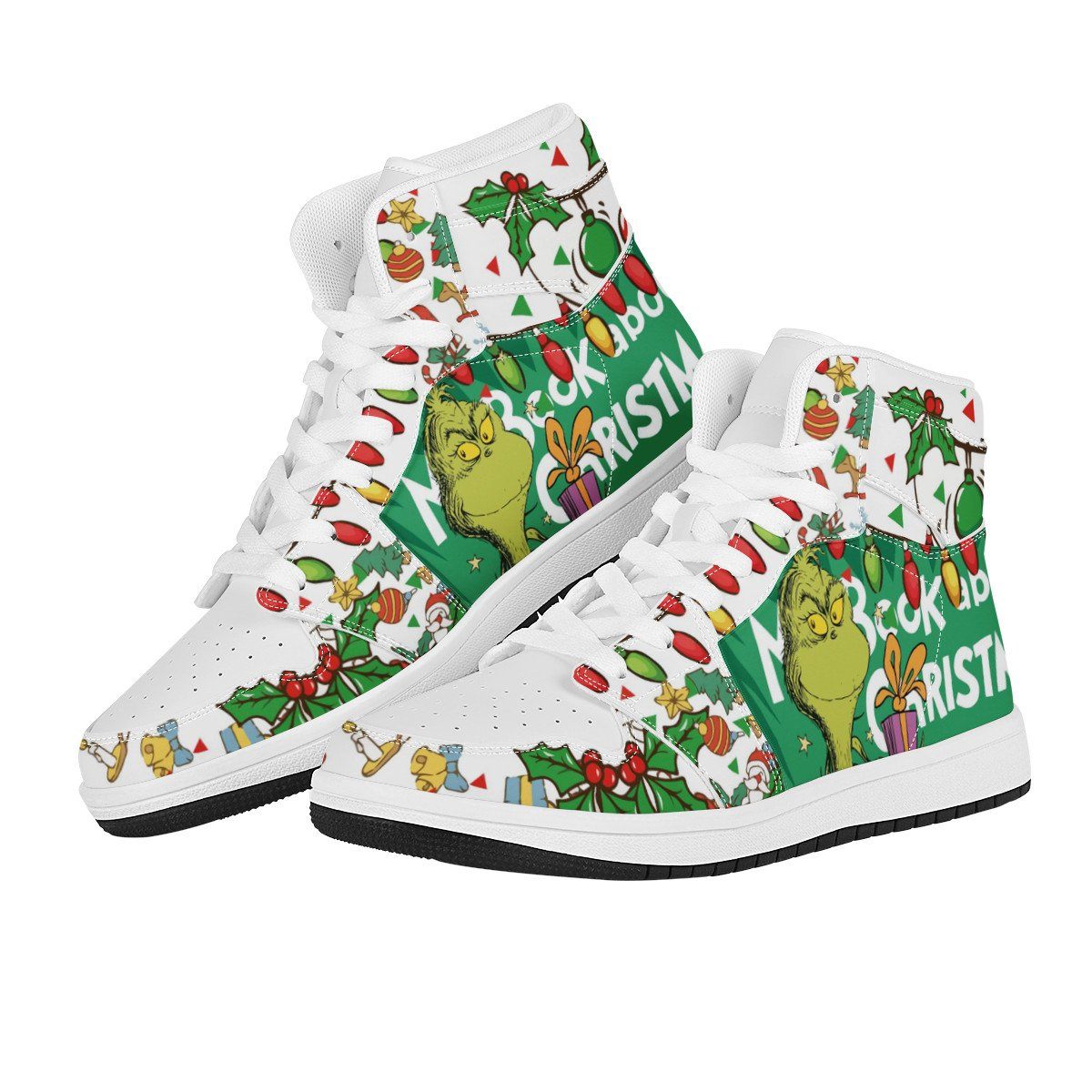 How the Grinch Stole Christmas High Top Sneaker - White | NOXFAN - noxfan