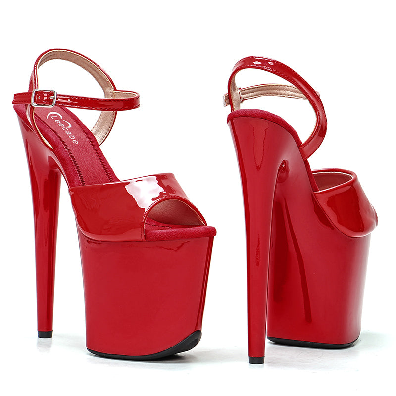 Panorama Dank u voor uw hulp Martelaar Leecabe 8inches RED Platform Shoes Sexy 20 CM High Heels Pole Dance s –  leecabe