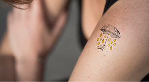 Temporary Tattoo - It's Raining Lemons