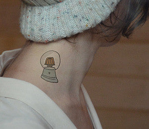 Temporary Tattoo - Guglhupf Snow Globe