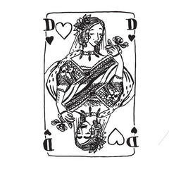 Queen of hearts - Young & Smitten ~ temporary tattoos