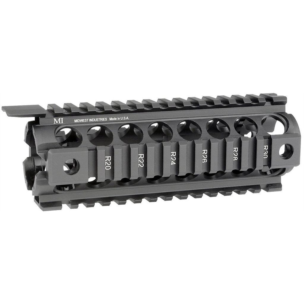 two piece quad rail handguard