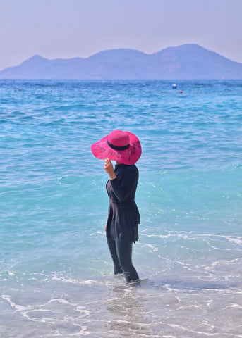 clothing at beach