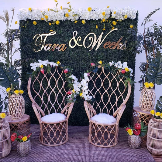 Bride to Be Backdrop Chair Sign Bridal Shower Wedding Gold Wood Mirror  Acrylic – VividEditions