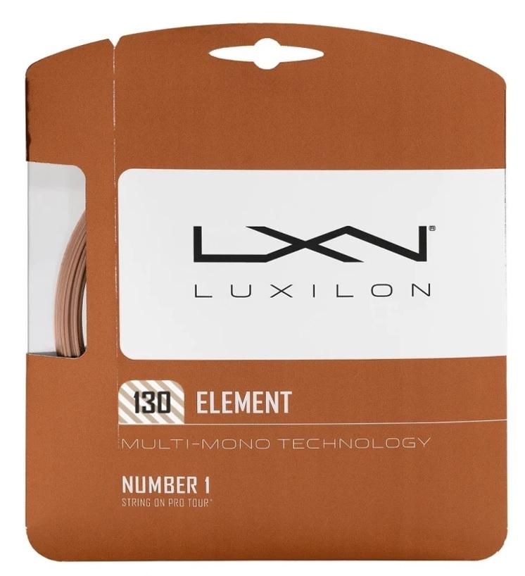 Luxilon Element 125 Brown Tennis 12M cut length String Set
