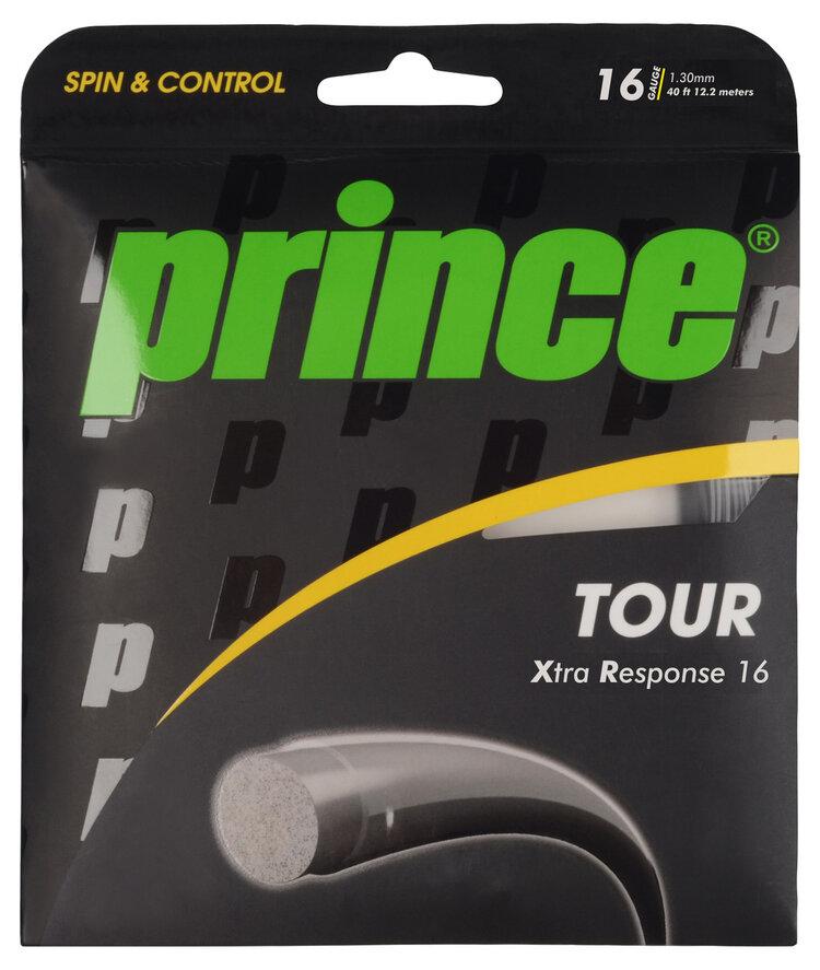 Prince Tour XR Xtra Response 17g Silver Tennis 12M String Set
