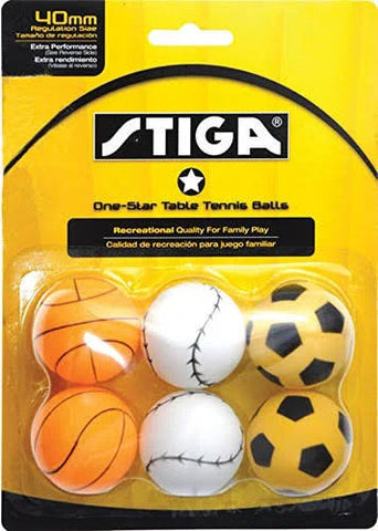 Balles De Tennis De Table PRO BALL 1 STAR X6 PRO TOUCH