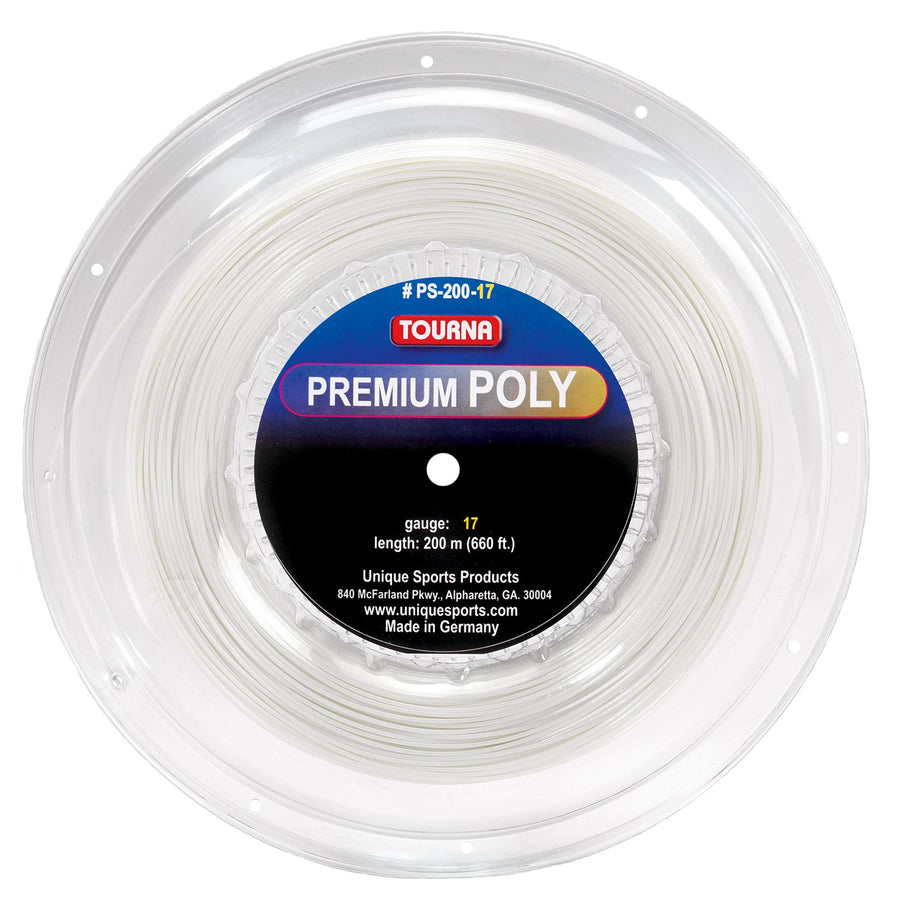 Tourna Premium Poly Tennis String 200m Reel 17G – Gold – TRME Sports