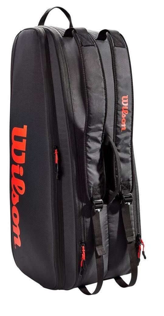 Wilson Clash V2 Super Tour 6 Pack Tennis Bag Red