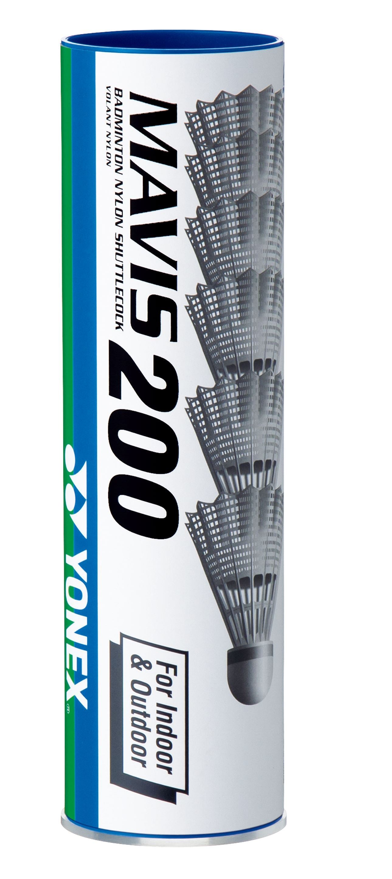 Yonex Mavis 350 Nylon Shuttle 1/2 dozen (6 in the tube) - Blue Cap