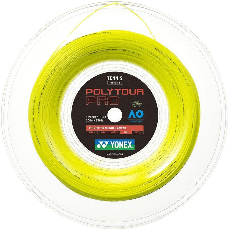 YONEX Poly Tour Pro 17 - Cut From Reel (12 m) - Yellow